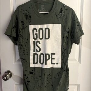God is dope tshirt